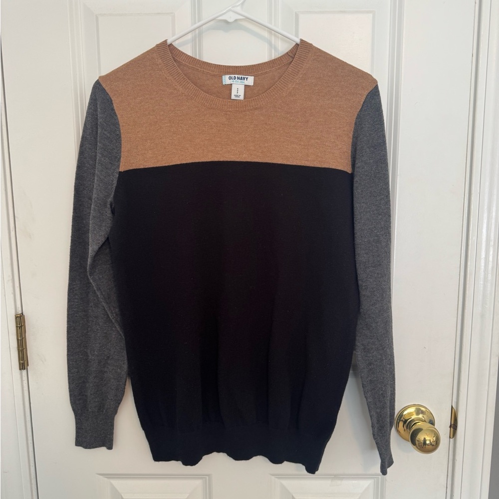 OLD NAVY COLOR BLOCK SWEATER